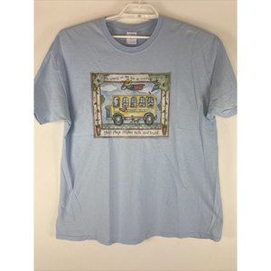 Back to School Bus Driver T-Shirt "as the Wheels o